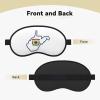 West Virginia State Flag Map Print Adjustable Sleep Mask view 2