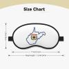 West Virginia State Flag Map Print Adjustable Sleep Mask view 4