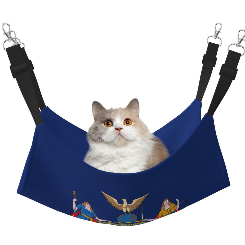New York Flag Cat Bed