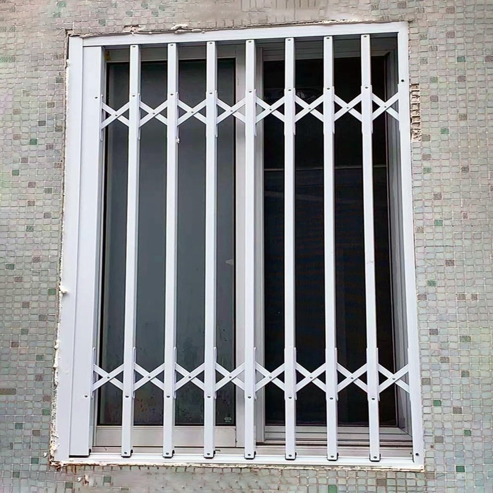Foldable Window Security Bar with Lock, 50–120 cm