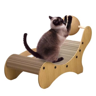 Cat Scratching Board with Rotating Sisal Ball