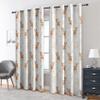 Generic Deer Kids' Curtains, Blackout Thermal Curtains with Cartoon Animal Print, 2-Piece Set, H 300 x W 140 cm, Silver Grommets, RD146 view 2