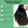 Rosemary & Hydrolyzed Keratin Thickening Shampoo for Thinning Hair, 100 mL (5 Bottles) view 2