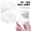 IMIKEYA Lightweight Stylish ABS Nail Dryer Lamp with USB, White view 4