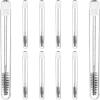 15-Piece Black Mascara Wands with Nylon Heads, Top Hat Style view 1