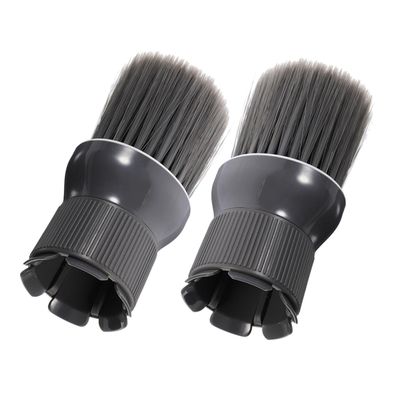 Zerodeko 2-Pack Neck Brushes for Haircuts, Lightweight Gray Hair Dusters