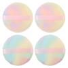 CIMAXIC Large Round Plush Powder Puffs, 4 Pieces, Washable and Quick to Use view 1