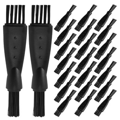LALADEFIEE 100-Piece Razor Cleaning Brushes, Double-Head Plastic Nylon Bristles