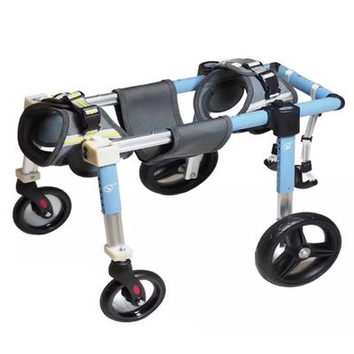 Adjustable 4-Wheel Pet Mobility Cart for Disabled Dogs