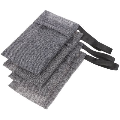 LIFKOME Portable Soap Bags for Bar Soap, 4-Pack, Nylon Fiber, Better Cleansing, Practical and Durable