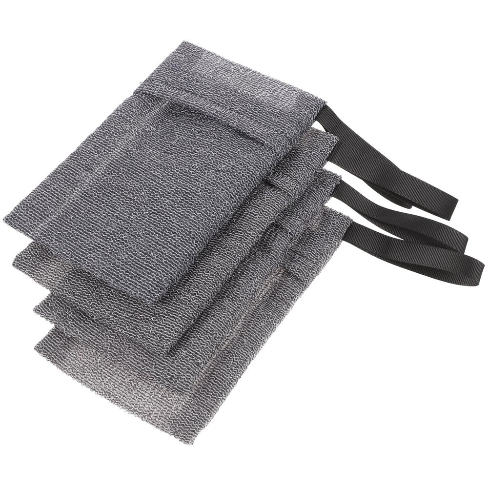 LIFKOME Portable Soap Bags for Bar Soap, 4-Pack, Nylon Fiber, Better Cleansing, Practical and Durable