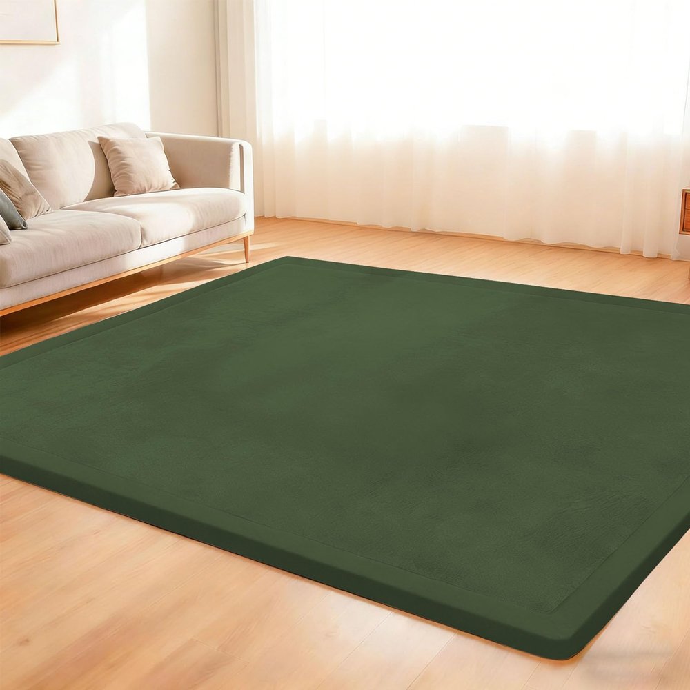 Nqexivo Baby Crawling Mat 60 x 110 cm, 2 cm Extra-Thick Foam Play Mat with Non-Slip Bottom