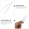 Gatuida 2-Pack 18 cm Glow-in-the-Dark Reptile Feeding Tongs view 3