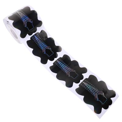 IWOWHERO Paper Nail Extension Form Stickers, Tear-Resistant with Better Adhesion, Rectangular and Butterfly Shapes for French Manicures at Home