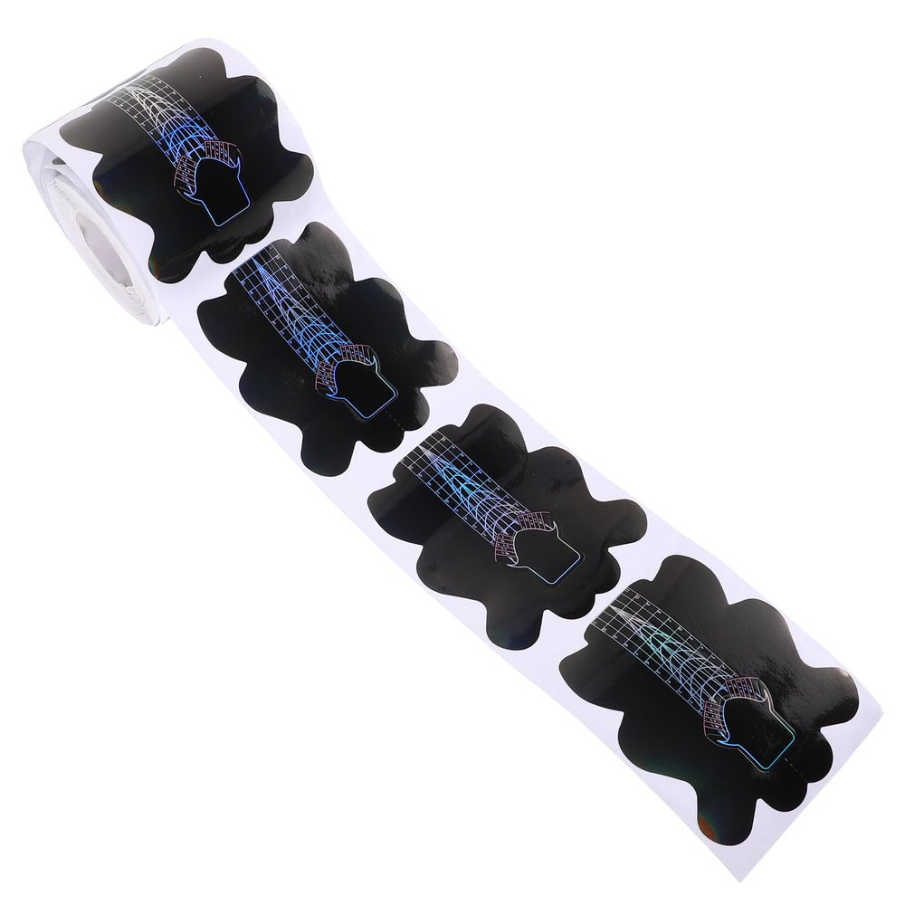 IWOWHERO Paper Nail Extension Form Stickers, Tear-Resistant with Better Adhesion, Rectangular and Butterfly Shapes for French Manicures at Home