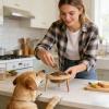 Raised Cat Bowl with Stand, Anti-Vomiting Pet Bowl and Water Dispenser view 4