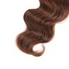 Evaxilc 22/24/26-Inch Brazilian Remy Human Hair Bundles, Body Wave, Highlight Light Brown, 3 Bundles, 300 g view 4