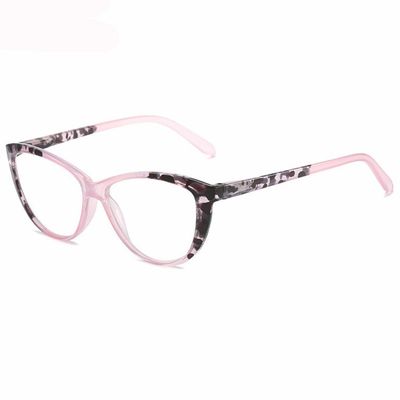 ABETOS Cat-Eye Women's Reading Glasses with Blue-Light Filter, Pink, +1.5