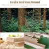 Customizable Solid Wood Double Swing Doors for Home and Office view 2
