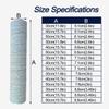 2-Pack M8 Cat Scratching Post Replacements, Sisal-Wrapped Posts with Screws, White Jute, 7.1 x 50 cm view 4