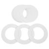 Wax Warmer Paper Liners, 20 Pieces, White, Disposable Protective Rings view 1