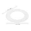 Wax Warmer Paper Liners, 20 Pieces, White, Disposable Protective Rings view 2
