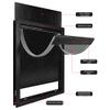 Pet Door with Magnetic Flap, Durable Transparent Design for Indoor and Outdoor Use, Snap Closure, Ideal for Large Breeds view 4
