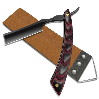 M&LD Men's Stainless Steel Straight Razor