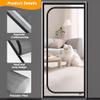 Customizable Self-Adhesive Pet Door for Cats and Dogs, Scratch-Resistant Mesh, Double-Sided Zipper, Mosquito and Fly Protection, 130 x 220 cm view 2