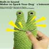 Gxdamxz Scent Toy for Dogs with Squeaker - Green Snail Shape view 4
