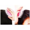 Silicone Shampoo and Scalp Massage Brush, Blue view 3