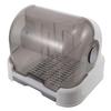 DECOMELODY Vertical Baby Bottle Drying Rack with Removable Dust Cover view 1