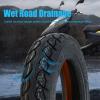 10x3.00 Tubeless E-Scooter Tire, Ribbed Non-Slip Tread, 6 P.R., Blowout-Resistant, 38J, 407 lb view 3