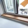 Hard Acrylic Windowsill Covers for Dogs, Easy-to-Clean Oak Wood Design, Functional LED Protection, Replacement Panel for Indoor Use view 1