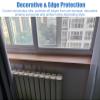 Hard Acrylic Windowsill Covers for Dogs, Easy-to-Clean Oak Wood Design, Functional LED Protection, Replacement Panel for Indoor Use view 2