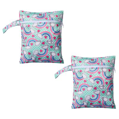 Toddmomy 2-Piece Polyester Diaper Storage Bags for Babies