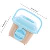 TOYANDONA Portable Plastic Hamster Carrier, 13 x 14 x 10 cm view 2