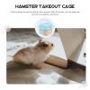 TOYANDONA Portable Plastic Hamster Carrier, 13 x 14 x 10 cm view 4