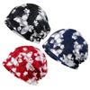 Cotton Maternity Cap with Lace Design, Breathable, Navy Blue view 3