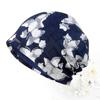 Cotton Maternity Cap with Lace Design, Breathable, Navy Blue view 4