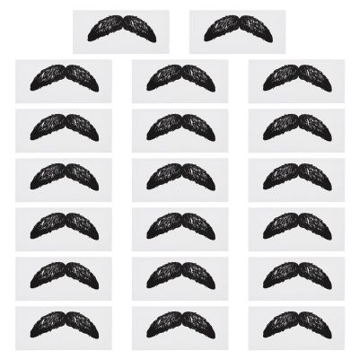 LOLIPPYY 20-Piece Nose Hair Wax Sticks, Small, Safe, Strong Adhesion, with Mustache and Beard Styling Stickers for Women's Face and Nose