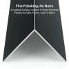 Self-Adhesive Aluminum Corner Guard, L-Profile, Brushed Black, 0.4 x 0.4 in view 2