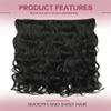 Lakaisa Body Wave Unprocessed Human Hair Bundles, #1B Natural Black, 2 Bundles, 20 Inches Each view 4