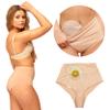 SIIL Ostomy Underwear for Women - High-Waisted Panties with Ostomy Pouch for Colostomy and Ileostomy Bags - Leak-Resistant Beige Briefs view 1