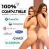 SIIL Ostomy Underwear for Women - High-Waisted Panties with Ostomy Pouch for Colostomy and Ileostomy Bags - Leak-Resistant Beige Briefs view 4