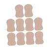 Hemobllo 10 Self-Adhesive Underarm Sweat Pads, Sweat-Absorbing and Discreet, Cotton, Khaki, for Adults view 1