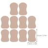 Hemobllo 10 Self-Adhesive Underarm Sweat Pads, Sweat-Absorbing and Discreet, Cotton, Khaki, for Adults view 2