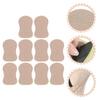 Hemobllo 10 Self-Adhesive Underarm Sweat Pads, Sweat-Absorbing and Discreet, Cotton, Khaki, for Adults view 4