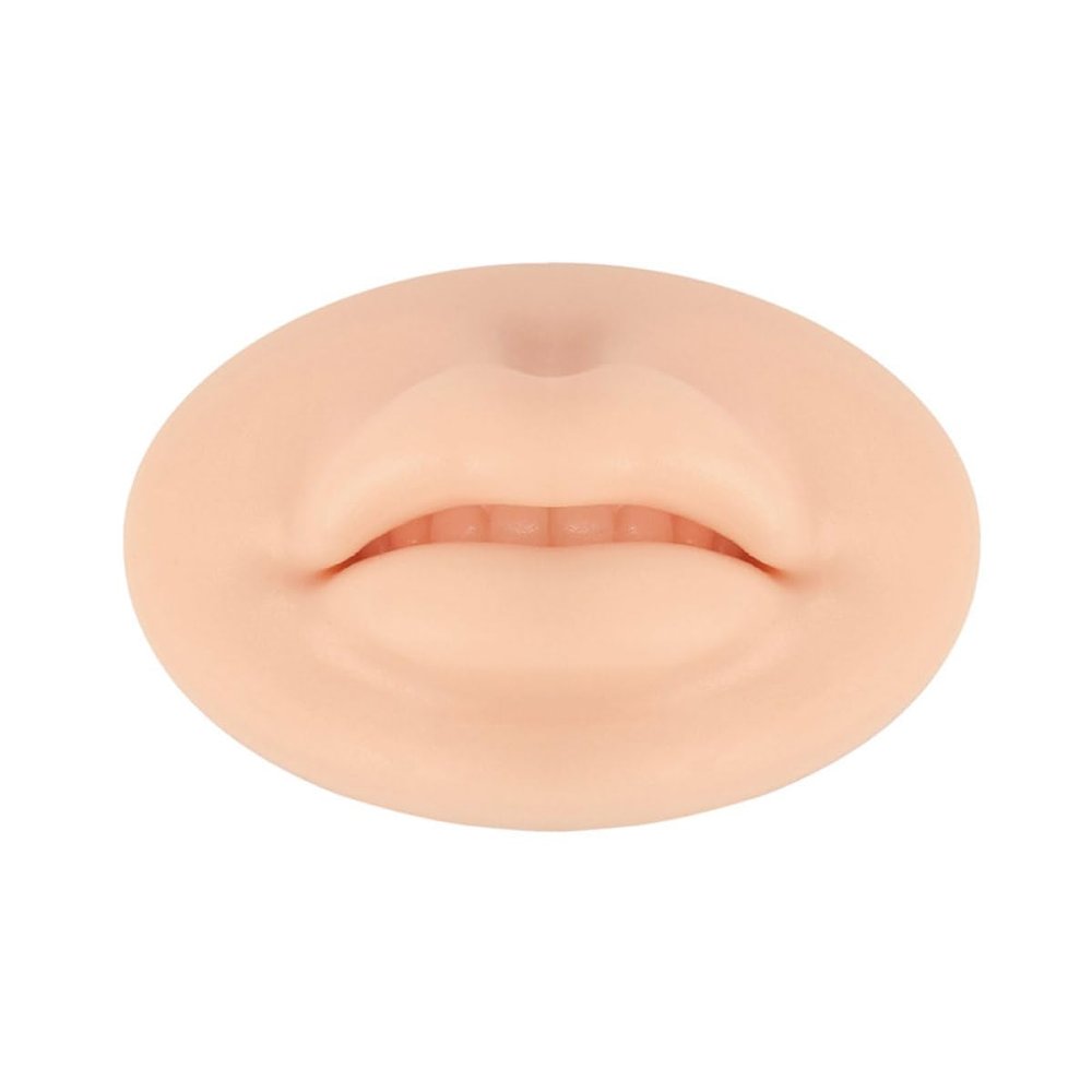 Portable Silicone Lip Form for Tattoo and Piercing Practice