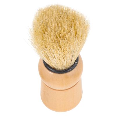 UKCOCO Boar-Bristle Beard Brush with Non-Slip Handle, Soft and Durable
